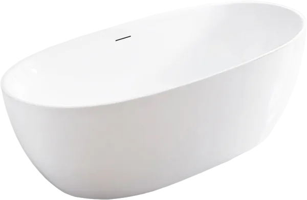 Акриловая ванна Vincea VBT-405-1700 170x80 см, отдельностоящая, белая, овальная, на ножках, со сливо Sancos — Оригинал