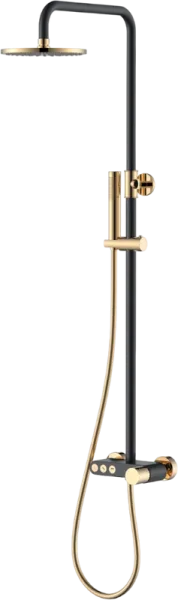 Душевая стойка Boheme Stick 128-BG, black diamond gold Sancos — Оригинал