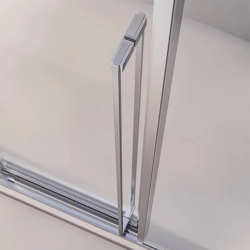 Душевая дверь в нишу Veconi Premium Prato 300 CH-L 100, профиль матовый хром, стекло прозрачное Sancos — официальный сайт