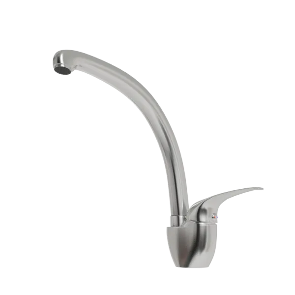 Смеситель для кухни Emar Steel ЕС - 3013 хром Sancos — Оригинал
