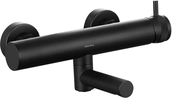 Смеситель для ванны с душем Allen Brau Priority 5.31B10-31, матовый черный Sancos — Оригинал