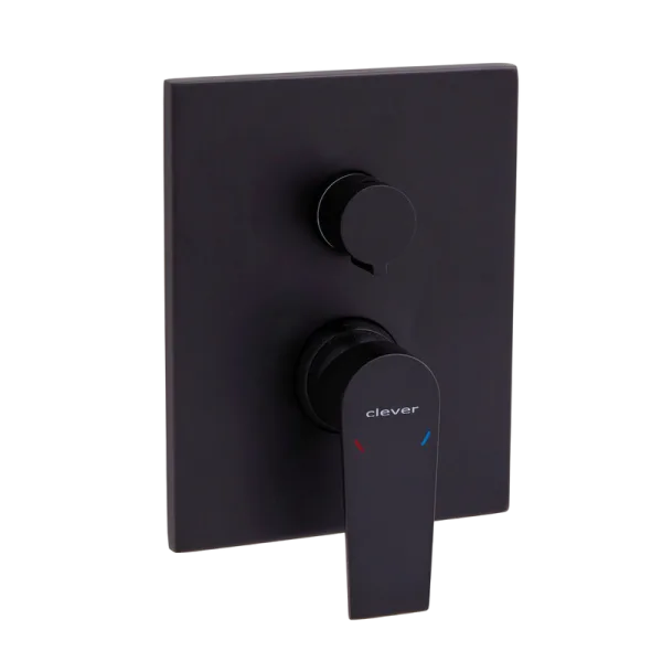 Встраиваемый смеситель Clever Agora Xtreme 61110, черный Sancos — Оригинал