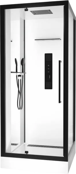 Душевая кабина Black&White Galaxy G8022 900х900х2170, с низким поддоном Sancos — Оригинал