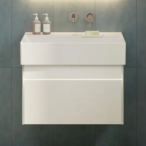 Тумба под раковину без столешницы KERAMA MARAZZI Logica 70 подвесная, белоснежная Sancos — Оригинал