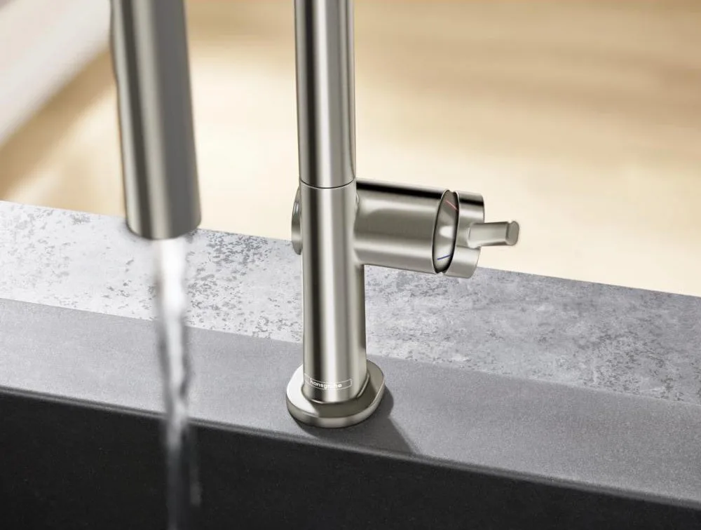 Смеситель для кухни Hansgrohe Talis M54 72804800 сталь Sancos — официальный сайт