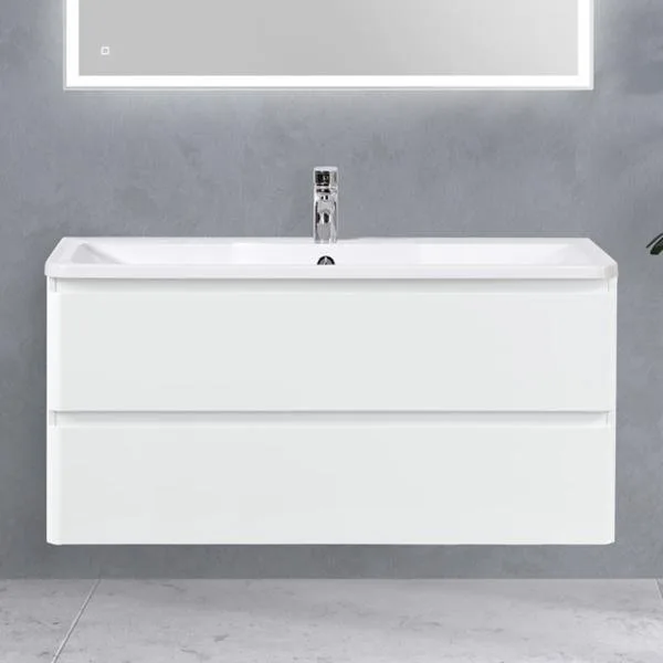 Тумба под раковину без столешницы BelBagno Albano 120 подвесная, bianco lucido Sancos — Оригинал