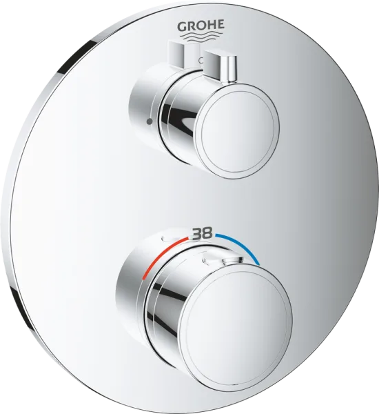 Термостатический смеситель встраиваемый Grohe Grohtherm 24075000 для душа Sancos — Оригинал