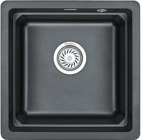 Мойка кухонная Granula Kitchen Space 4501U, шварц Sancos — Оригинал