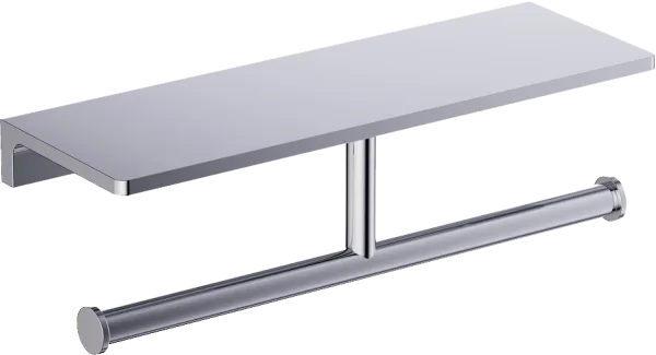Держатель туалетной бумаги Timo Selene 10045/00 двойной, с полкой для телефона Sancos — Оригинал