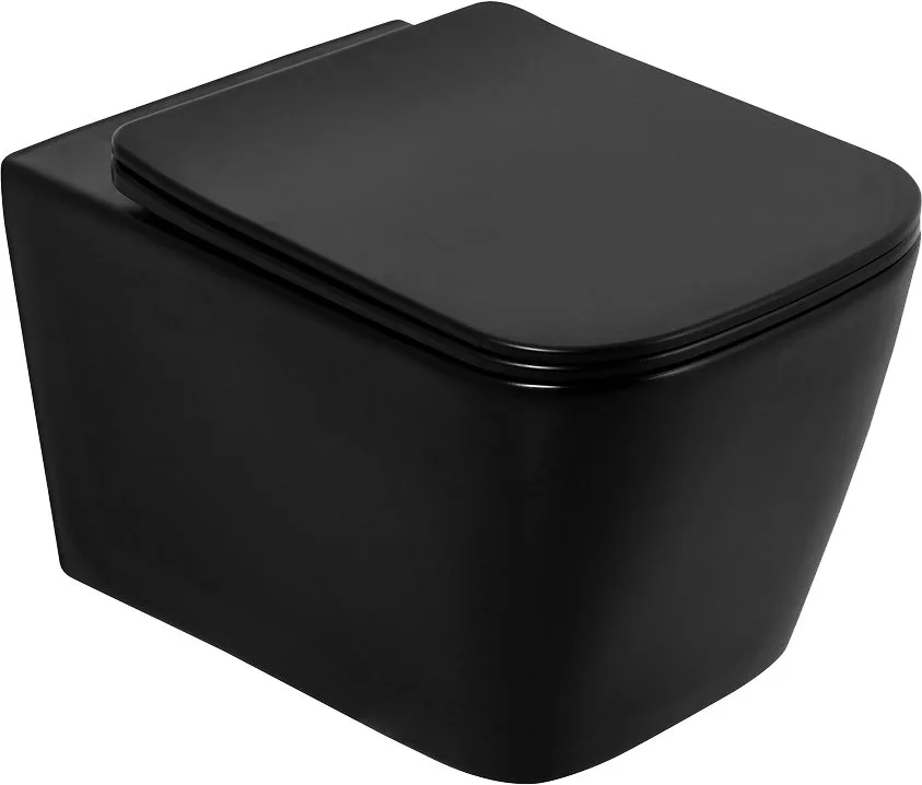 Чаша для унитаза подвесного BelBagno Ardente-C BB3202CHR-MB матовая черная Sancos — официальный сайт