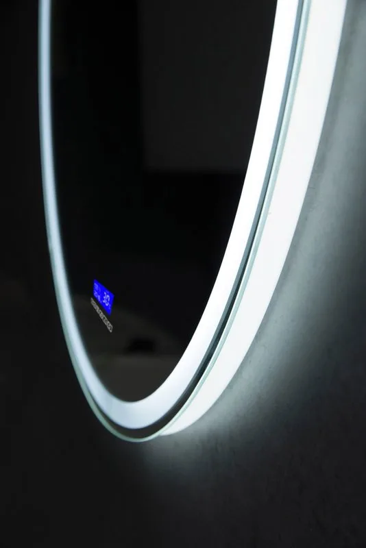 Зеркало круглое BelBagno SPC-RNG-800-LED-TCH-RAD с bluetooth, термометром и радио Sancos — официальный сайт