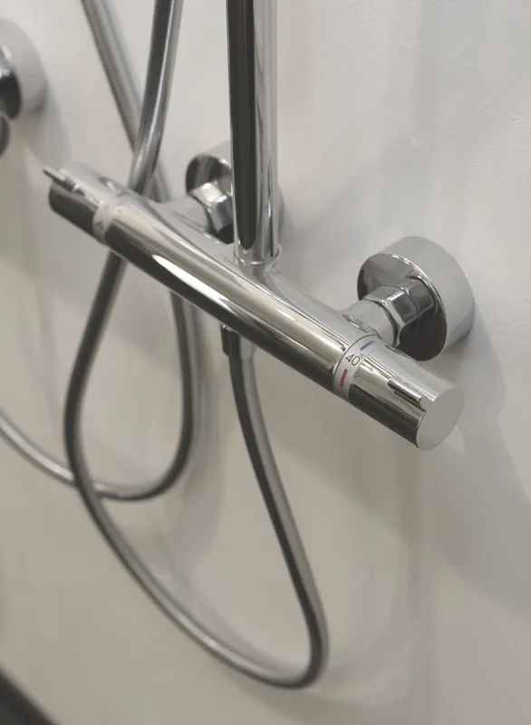 Душевая стойка Hansgrohe Raindance Select S 240 2jet 27129400, Showerpipe Sancos — официальный сайт