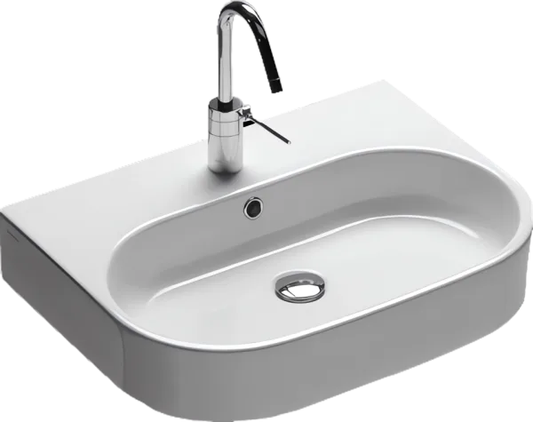 Раковина Hatria Area Y0UH01 60 см. белая Sancos — Оригинал