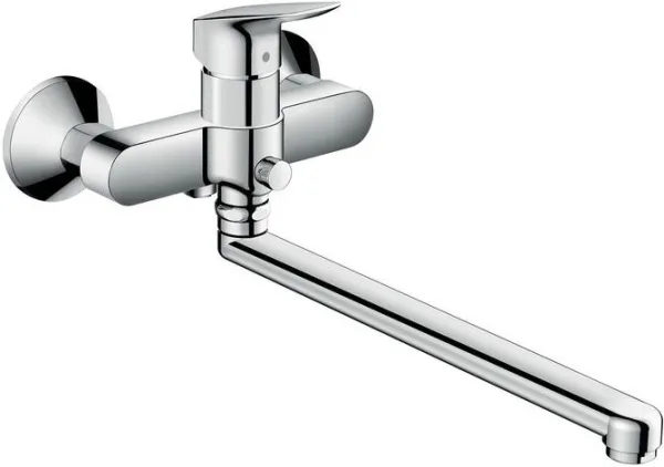 Смеситель с длинным изливом для ванны Hansgrohe Logis 71402000 Sancos — Оригинал