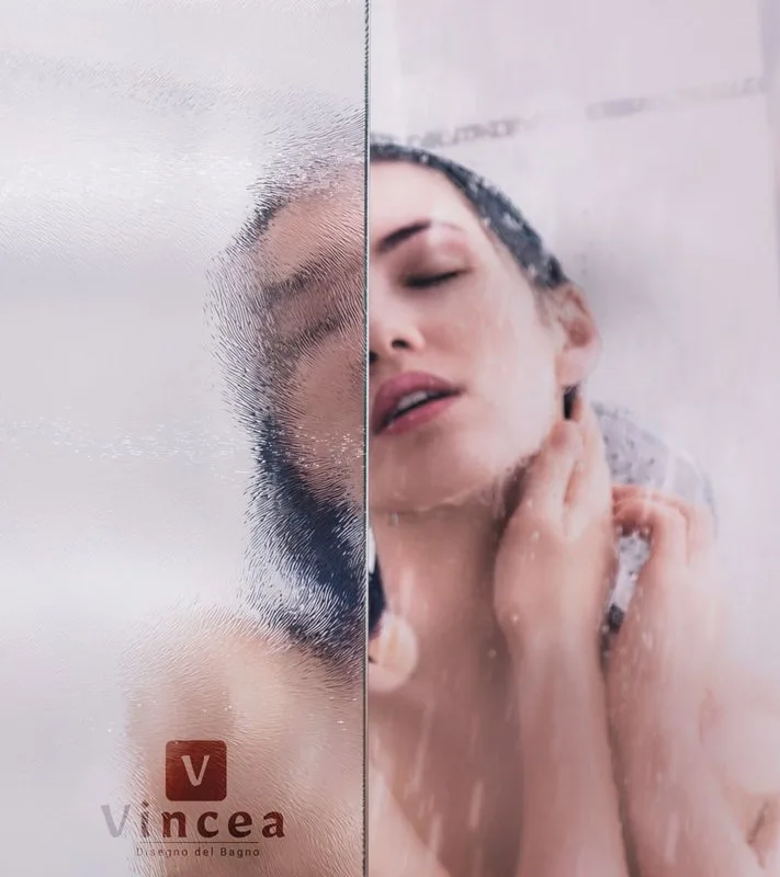 Душевой уголок Vincea Garda VSS-1G1212CH 120x120 см, профиль хром, стекло шиншилла Sancos — официальный сайт