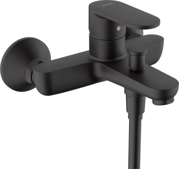 Смеситель для ванны с душем Hansgrohe Vernis Blend 71440670, черный Sancos — Оригинал