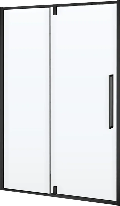 Душевая дверь в нишу RGW Stilvoll SV-03 B 1200х2000 профиль черный, стекло прозрачное Sancos — официальный сайт
