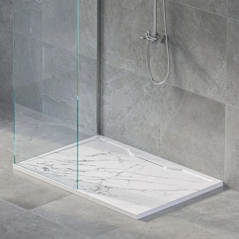 Поддон для душа RGW Stone Tray STE MW 120x80, белый мрамор Sancos — официальный сайт