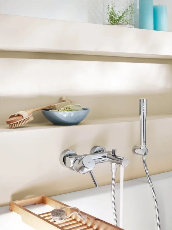 Смеситель для ванны с душем Grohe Concetto 32211001 Sancos — официальный сайт