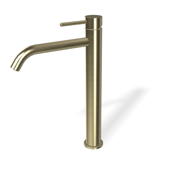 Смеситель для раковины Fima Carlo Frattini Spillo Up F3031/HXSHS брашированный шампань Sancos — Оригинал