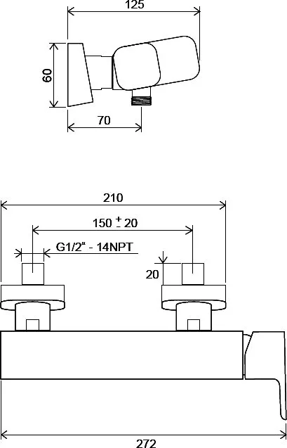Смеситель для душа Ravak 10° Free X070132 нержавеющая сталь Sancos — официальный сайт