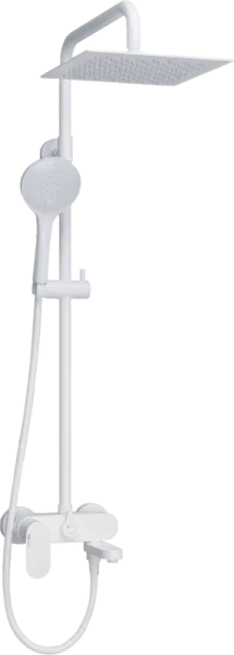 Душевая стойка Wasserkraft Mindel 8500 A185.254.155.WM, белая Sancos — Оригинал