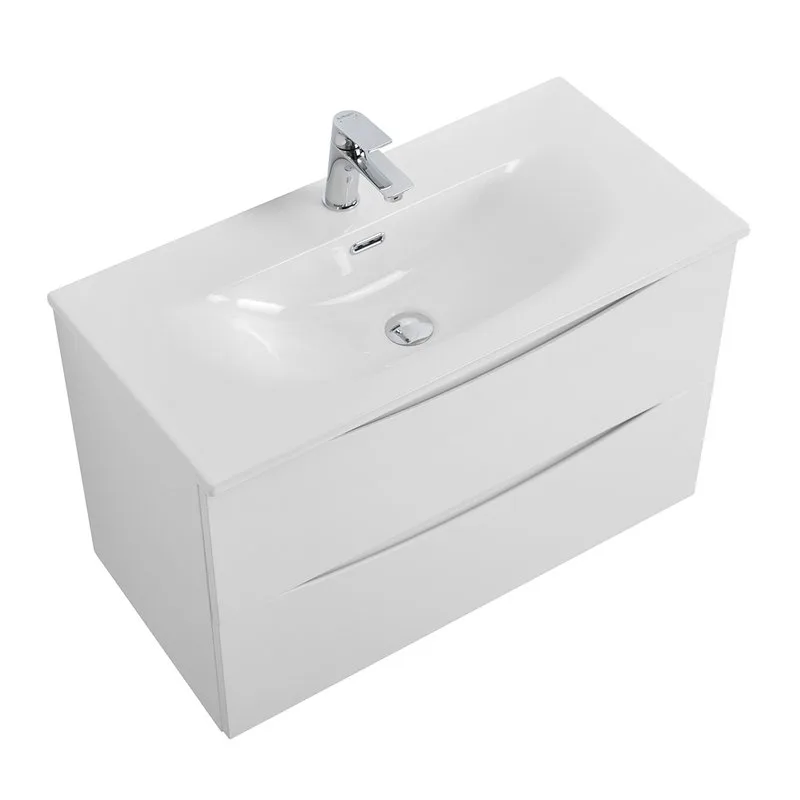 Тумба под раковину без столешницы BelBagno Marino-cer-mini 80 подвесная, bianco lucido Sancos — официальный сайт