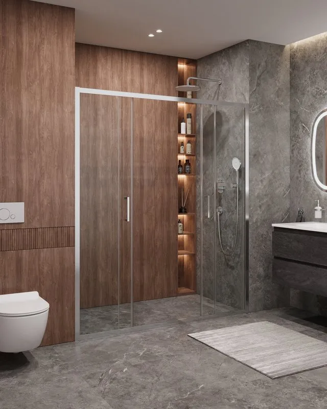 Душевая дверь в нишу Cezares Molveno BF 2 170 C Cr IV Sancos — официальный сайт