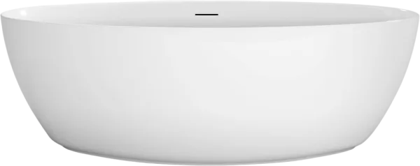 Акриловая ванна BelBagno BB707-1860-880 185x90 см, отдельностоящая, белая, овальная, на ножках Sancos — Оригинал
