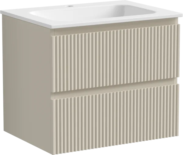 Тумба под раковину Sancos Snob R 60 подвесная Beige soft (капучино), SNR60CE Sancos — Оригинал