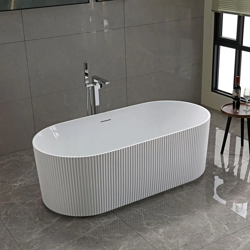 Акриловая ванна Vincea VBT-426-1700 170x80 см, отдельностоящая, белая, овальная, с каркасом, со слив Sancos — официальный сайт