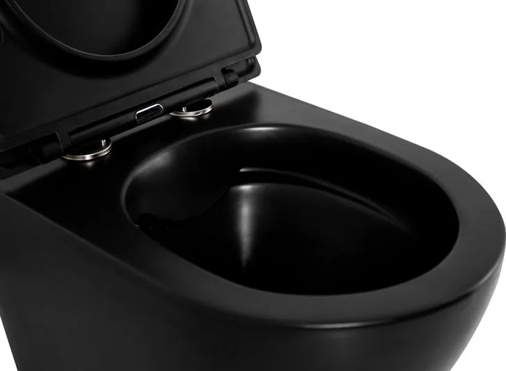 Крышка-сиденье BelBagno Colorato BB062SC-MB матовая черная Sancos — официальный сайт