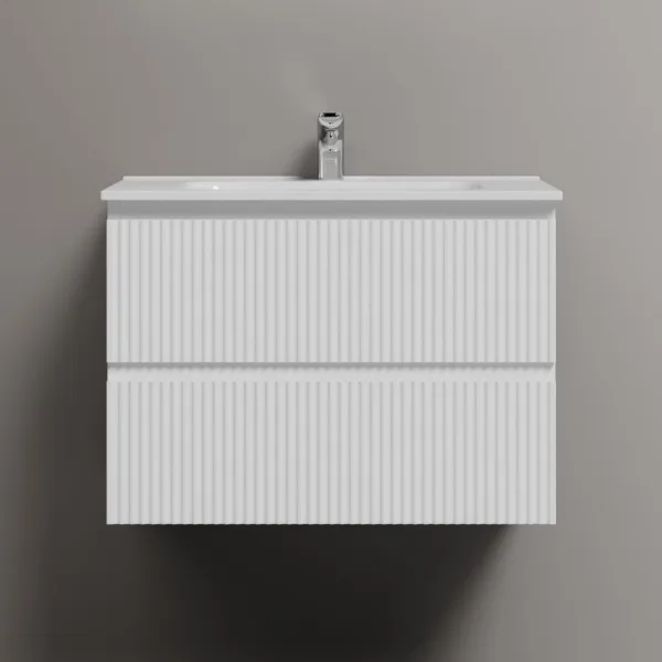 Тумба с раковиной Sancos Snob R 70 bianco, раковина CN7007 Sancos — Оригинал