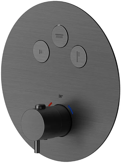 Внешняя часть смесителя  Newform X-Steel 316, 70427EX.59.064, оружейная сталь Sancos — официальный сайт