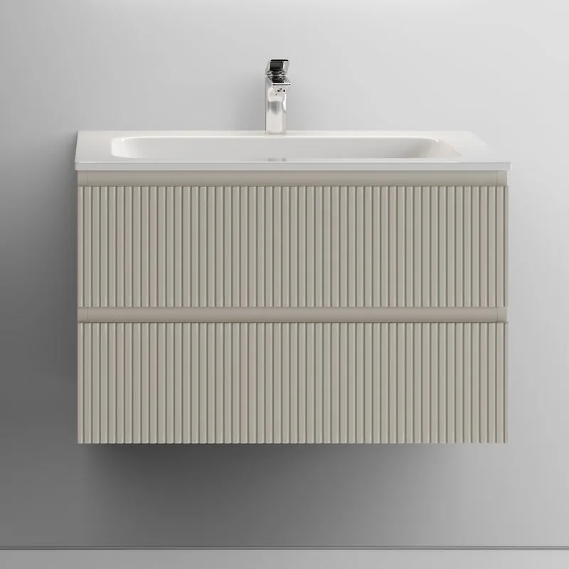 Тумба с раковиной Sancos Snob T 80 см, beige soft Sancos — официальный сайт