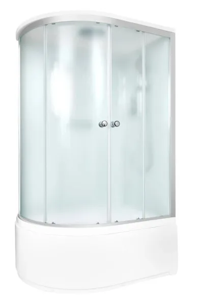Душевая кабина DTO D120SR с электрикой (120х80х220), высокий поддон (50 см), профиль хром, стекло ма Sancos — Оригинал