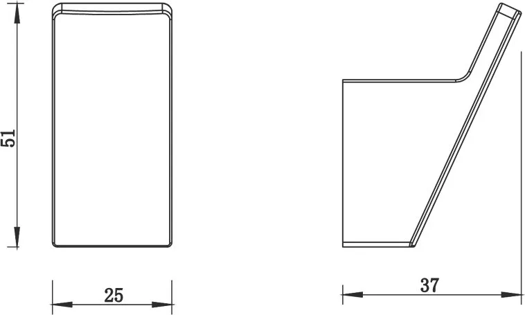 Крючок WHITECROSS Cubo CU2415GLB брашированное золото Sancos — официальный сайт