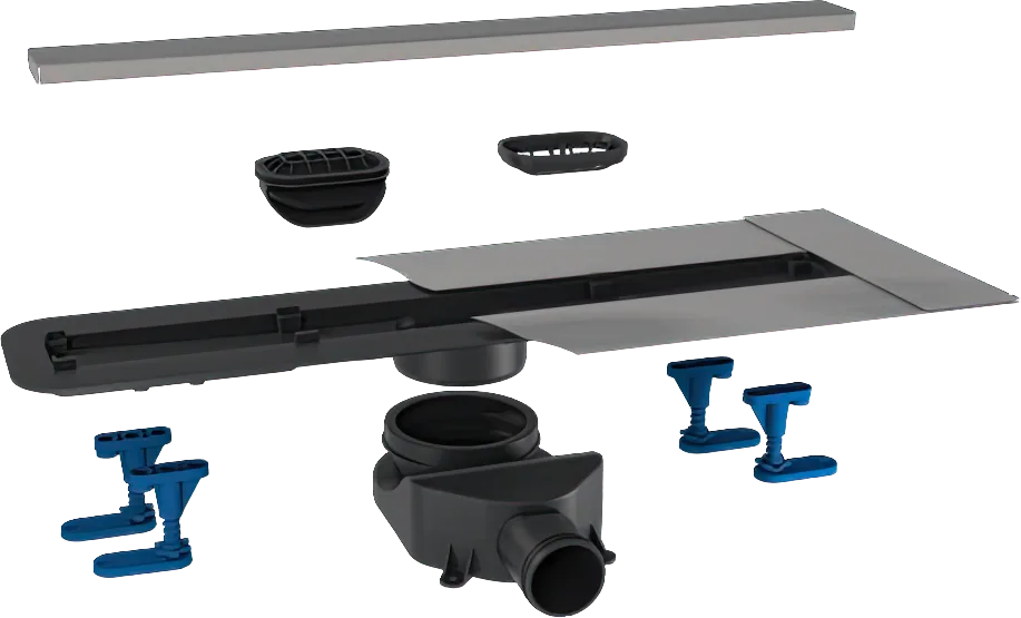Душевой трап (лоток) Pestan Confluo Frameless Line 850, матовый хром Sancos — официальный сайт