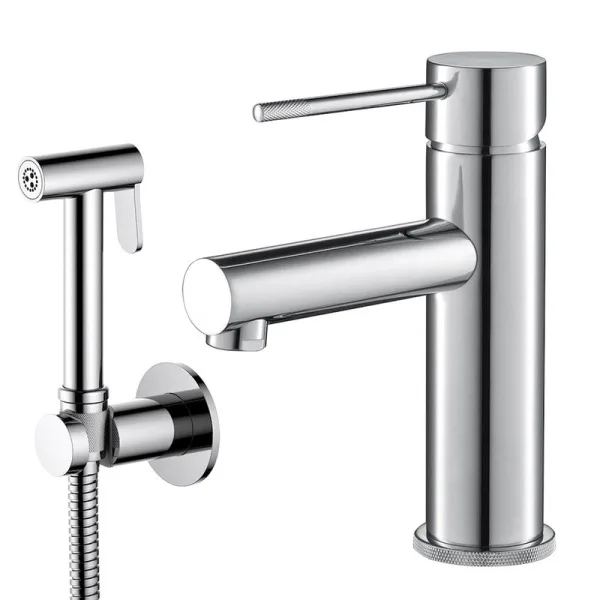 Смеситель для раковины Timo Saona 2360/00G, с гигиеническим душем, хром Sancos — Оригинал