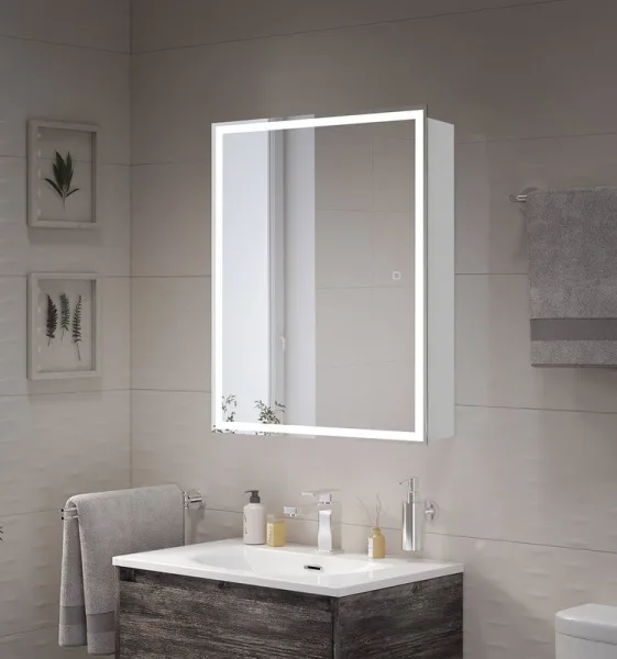 Зеркало-шкаф BelBagno 60x80 с подсветкой Sancos — Оригинал