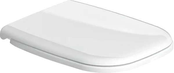 Крышка-сиденье Duravit D-code 0067390000 с микролифтом, петли хром Sancos — Оригинал
