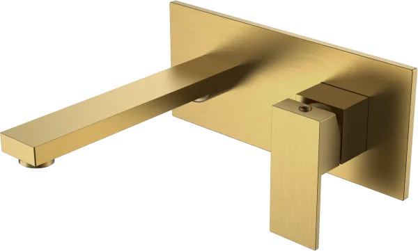 Смеситель для раковины Boheme Qubic 475-BR С ВНУТРЕННЕЙ ЧАСТЬЮ, bronze Sancos — Оригинал