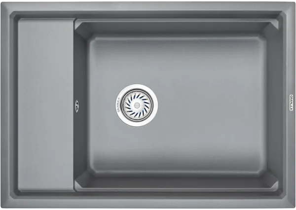 Мойка кухонная Granula Kitchen Space 7305, алюминиум Sancos — Оригинал