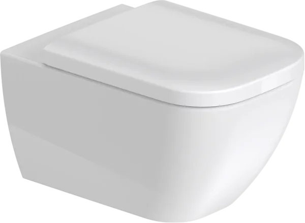 Унитаз подвесной Duravit Happy D.2 Happy D.2 2222090000 64590000 с микролифтом, безободковый, белый Sancos — Оригинал