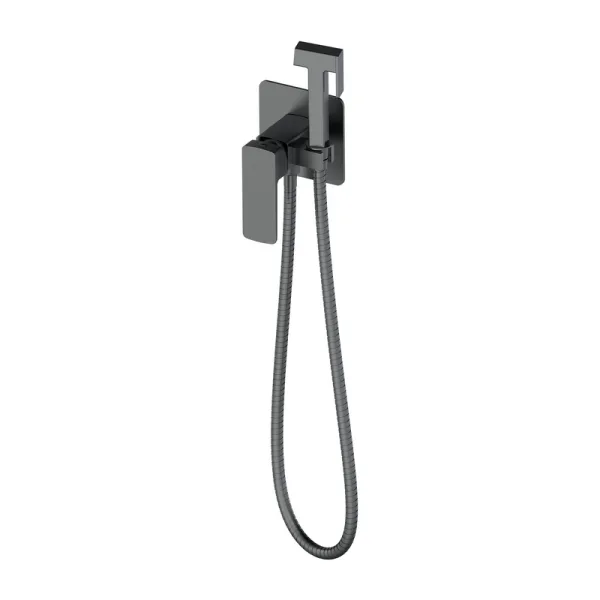 Гигиенический душ Oliveeka D OL-829003-BGM С ВНУТРЕННЕЙ ЧАСТЬЮ, матовый оружейный металл Sancos — Оригинал