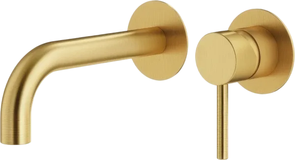 Смеситель для раковины Plumberia Selection Ixo KITXO1135OB250 С ВНУТРЕННЕЙ ЧАСТЬЮ, брашированное зол Sancos — Оригинал