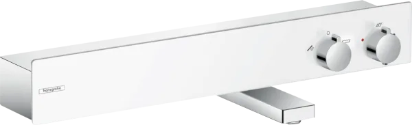 Термостатический смеситель Hansgrohe ShowerTablet 13109400, для ванны с душем, белый - хром Sancos — Оригинал