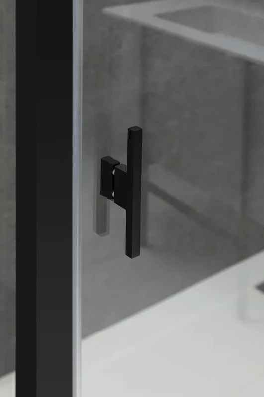 Душевой уголок Allen Brau Priority 120x80, профиль черный браш, стекло прозрачное Sancos — официальный сайт