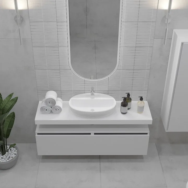 Тумба Armadi Art Flat Valessi Uno-S 140 белый глянец Sancos — официальный сайт