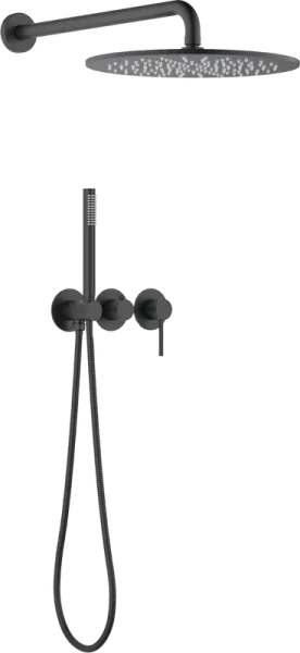 Душевой комплект Timo Saona SX-2349/03SM, С ВНУТРЕННЕЙ ЧАСТЬЮ, черный Sancos — Оригинал